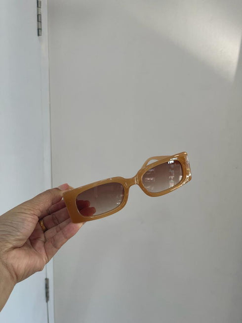 Candy Color Block Retro Glasses